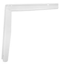 Hyllebrakett T-profil 250 x 300 mm hvit